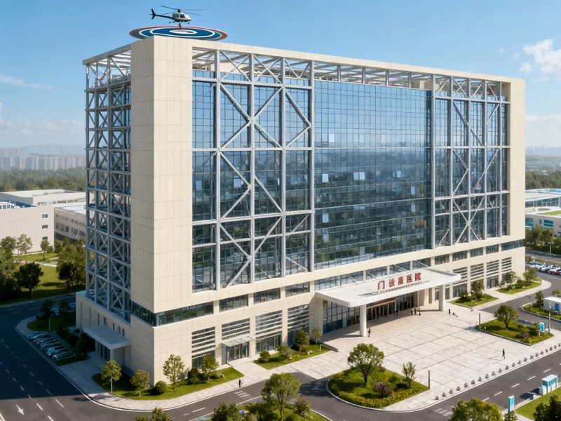 Chì duvete dumandà à un edificiu d'acciaio di l'Hospital?