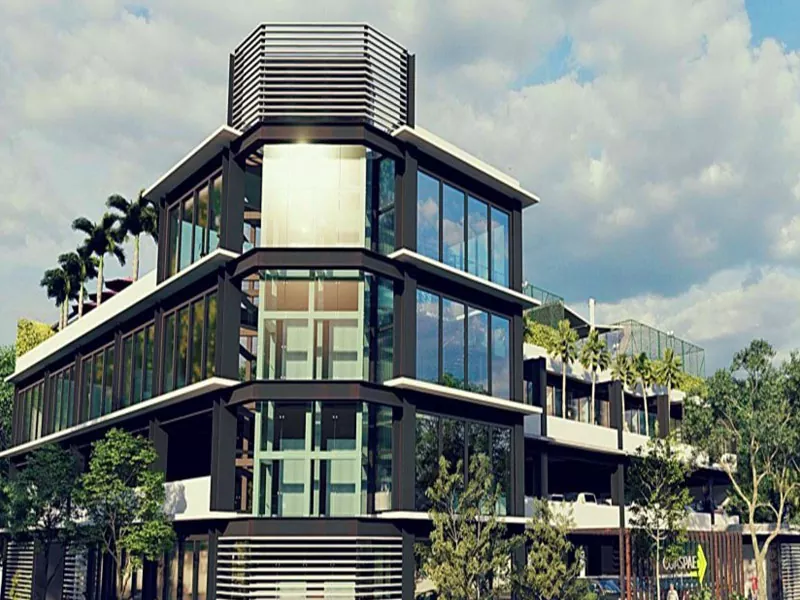  Steel Structure Business Hotel