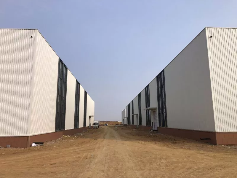 Portale struttura steelgica di portale