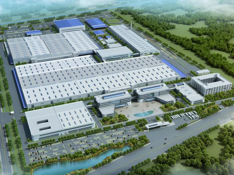 Prefabbulà a custruzzione di l'acciaio metallicu per u magazzinu