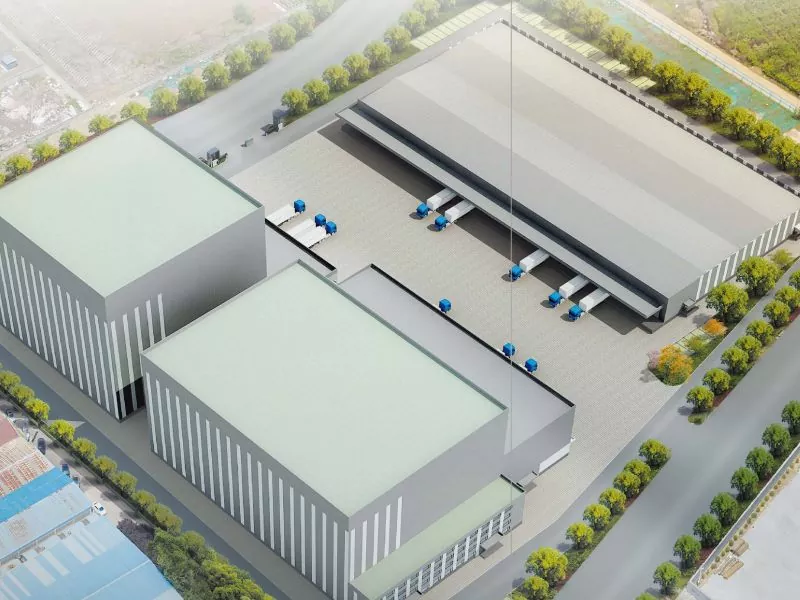 Custruzione di Warehouse Steel