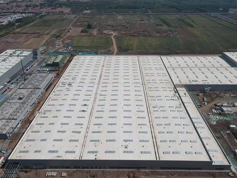 Magazzinu cumpletu di struttura in acciaio